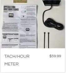 Tach/Hour Meter